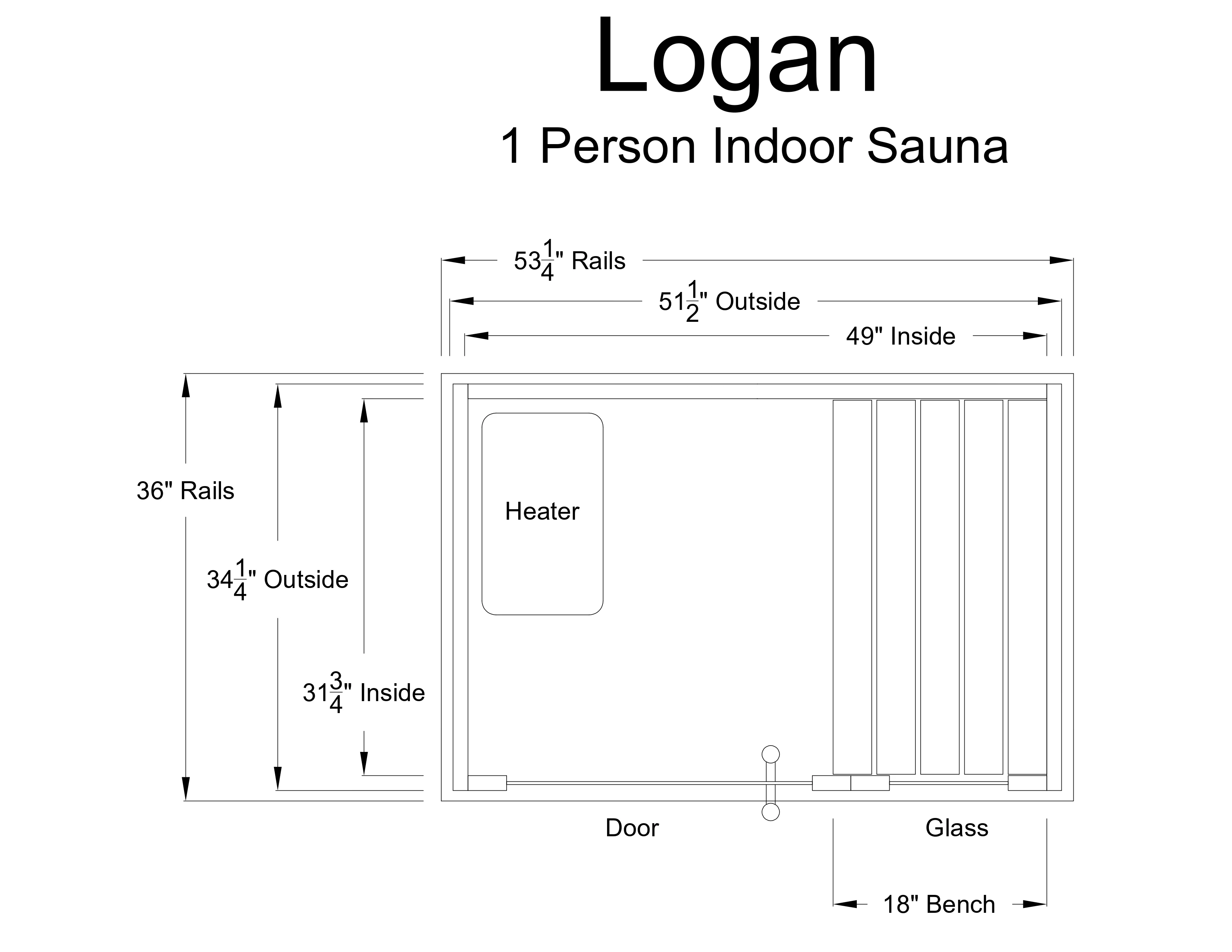 Logan 1 Person Indoor Sauna - Image 8