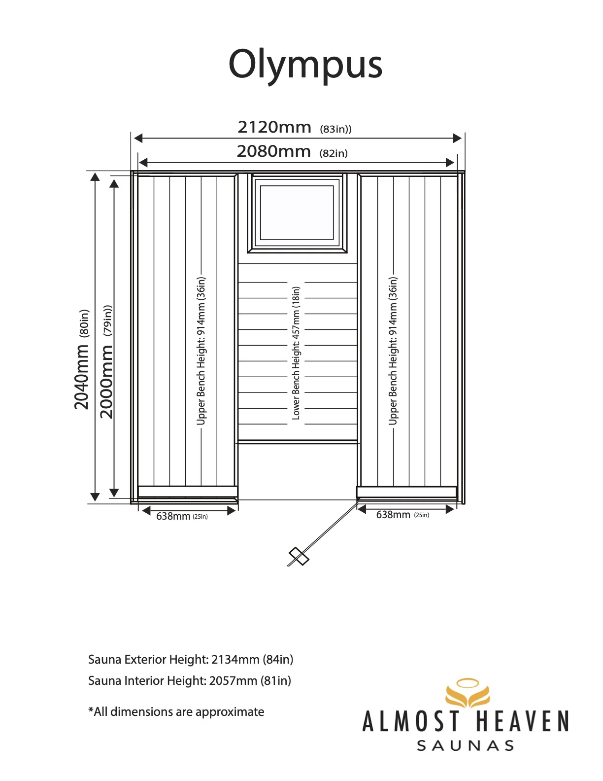 Olympus 6 Person Sauna - Image 8