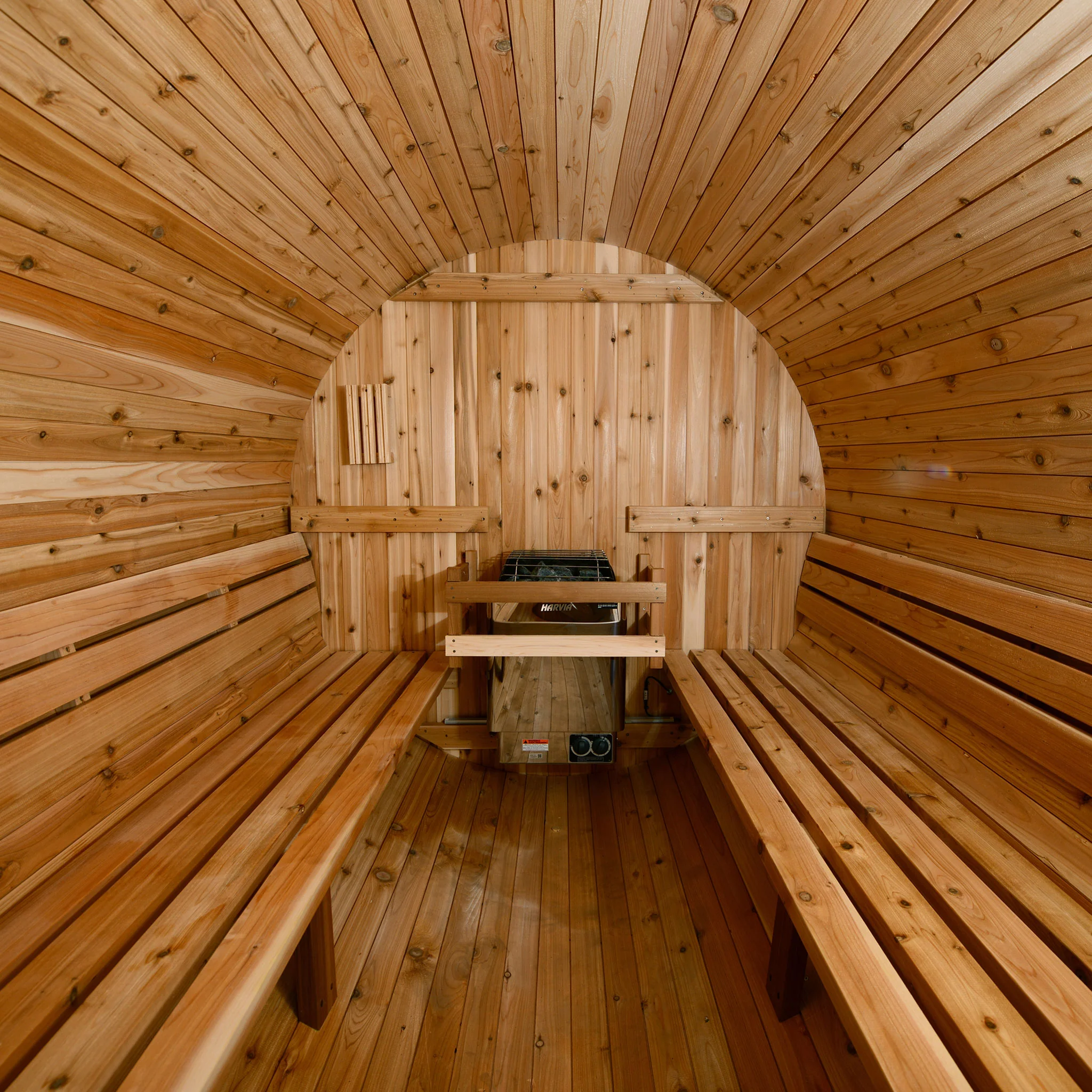 Pinnacle 4 Person Barrel Sauna - Image 5