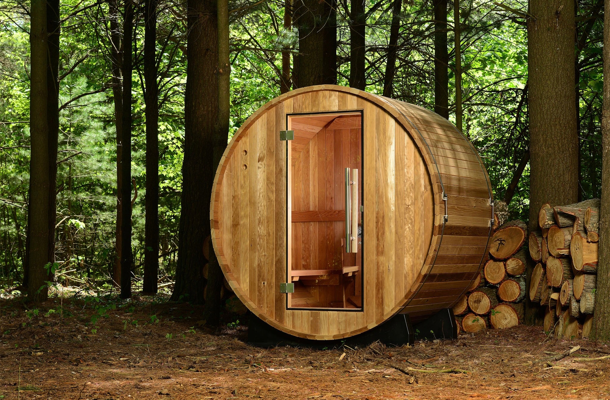 Salem 2 Person Barrel Sauna - Image 6