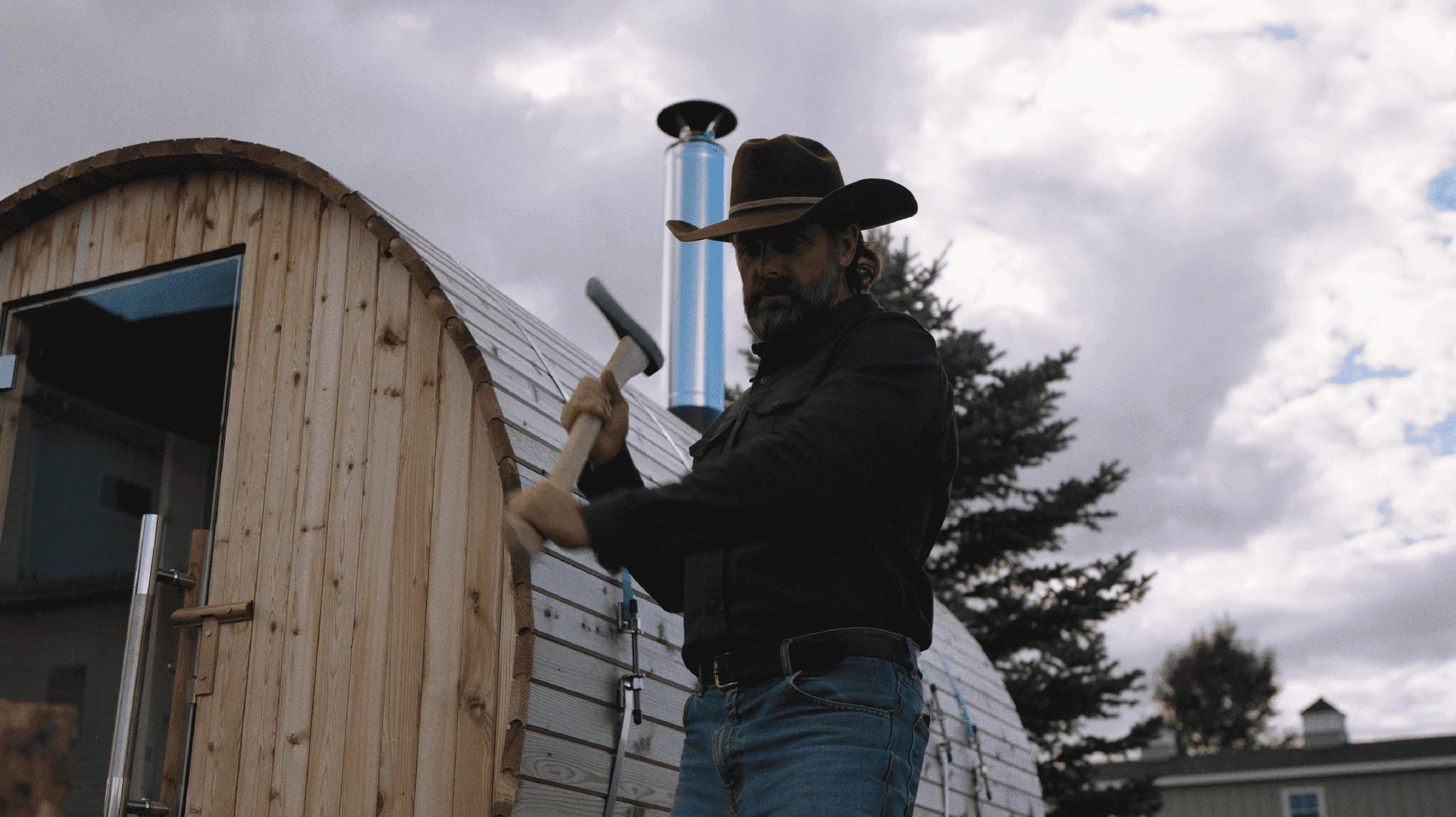 Shenandoah 4 Person Barrel Sauna - Image 3