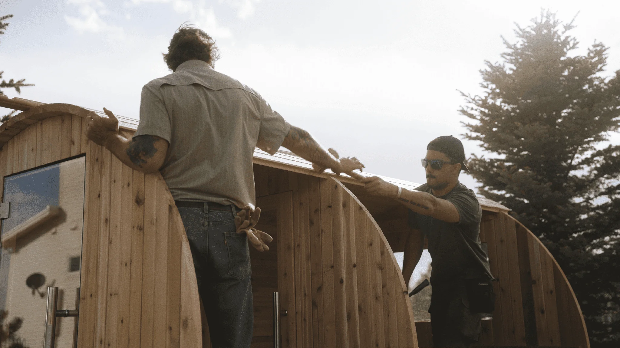 Shenandoah 4 Person Barrel Sauna - Image 7