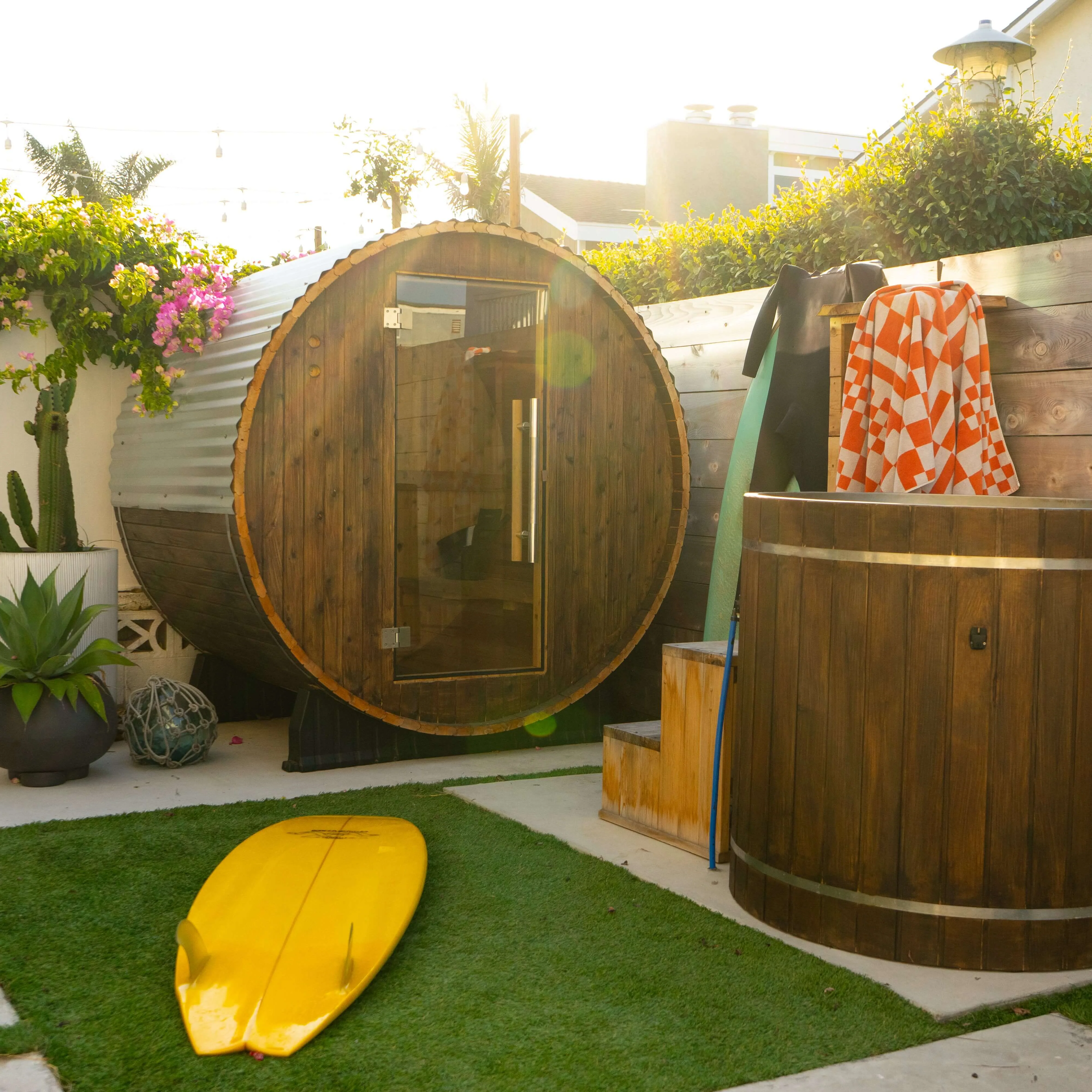 Watoga 2-4 Person Barrel Sauna - Image 3